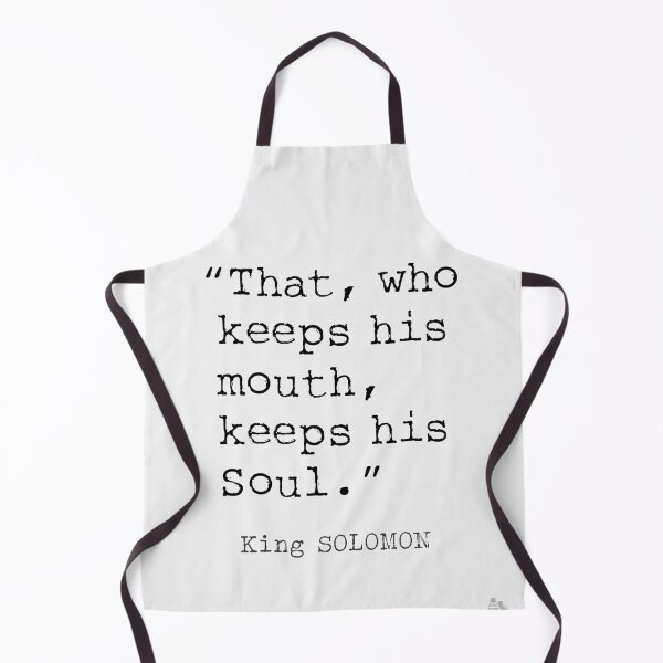 Item preview, That, who keeps his mouth, keeps his Soul. designed and sold by Ariana Mila - Awesome quotes.