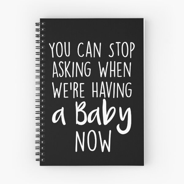 Item preview, You Can Stop Asking When We're Having a Baby Now ,Pregnancy Announcement designed and sold by Noussairox.