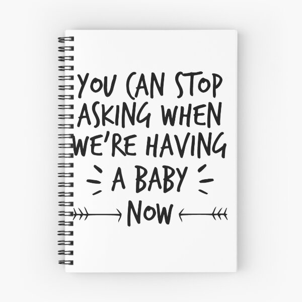 Item preview, You Can Stop Asking When We're Having a Baby Now ,Pregnancy Announcement designed and sold by Noussairox.