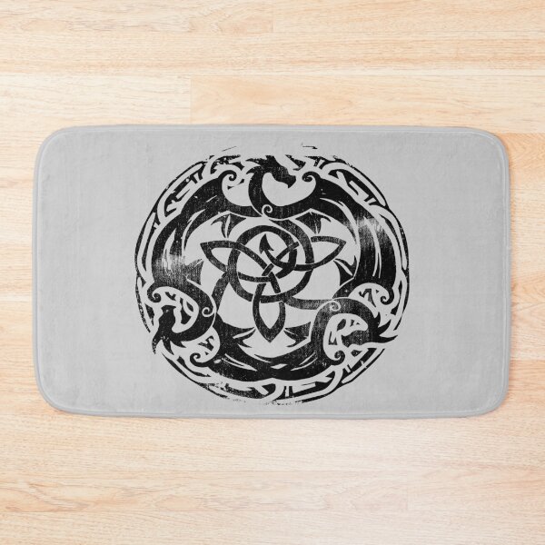Item preview, Celtic Irish Dragon Knots Circle Ireland Gaelic Symbols designed and sold by TopTeeShop.