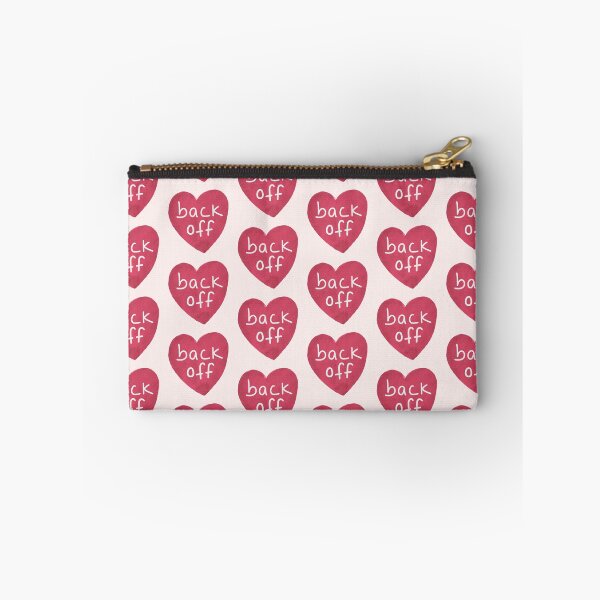 Item preview, Back Off In a Heart, Sarcasm Quote designed and sold by ravenmandyshop.