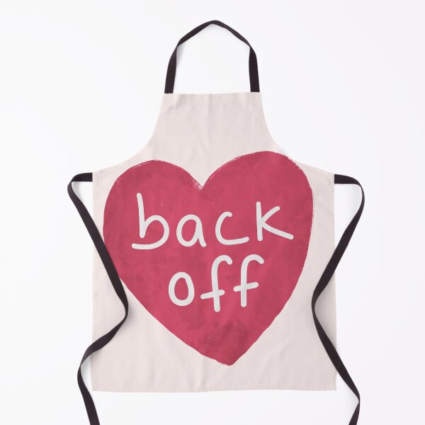 Item preview, Back Off In a Heart, Sarcasm Quote designed and sold by ravenmandyshop.