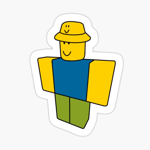 Roblox Hat Stickers Redbubble - roblox character with sombrero and mustache