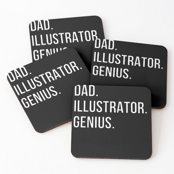 Item preview, Dad Illustrator designed and sold by UneDesigns.