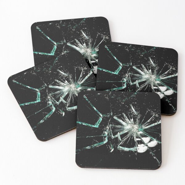 Item preview, broken glass on a black background designed and sold by photo123pro.