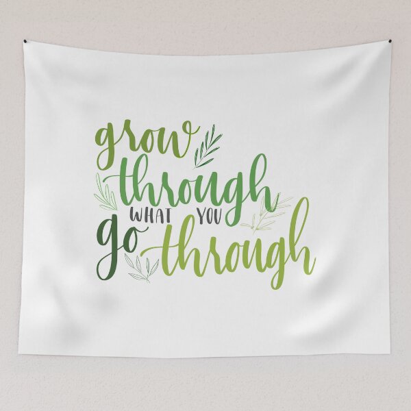 Item preview, Grow Through What You Go Through designed and sold by MadeByMeera.