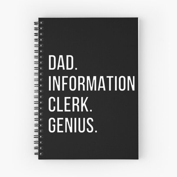 Item preview, Dad Information clerk designed and sold by UneDesigns.