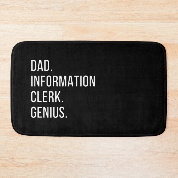 Item preview, Dad Information clerk designed and sold by UneDesigns.