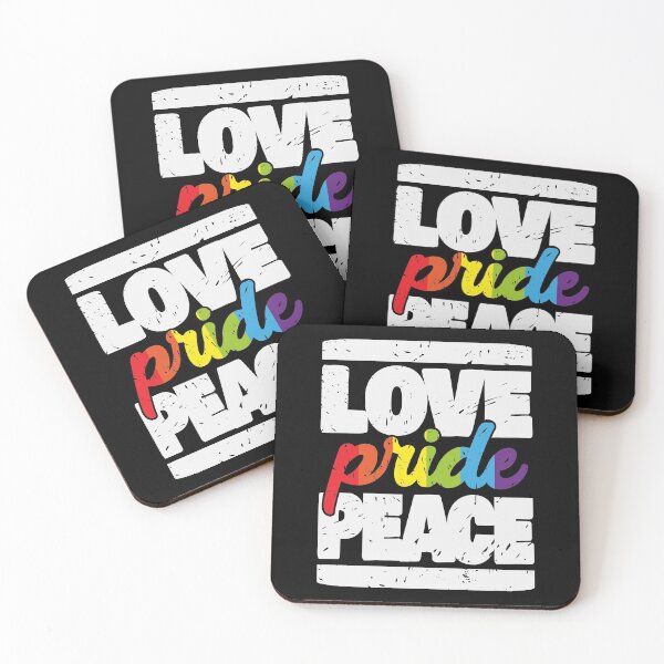 Item preview, LOVE PRIDE PEACE designed and sold by Dwarf-Monkey.