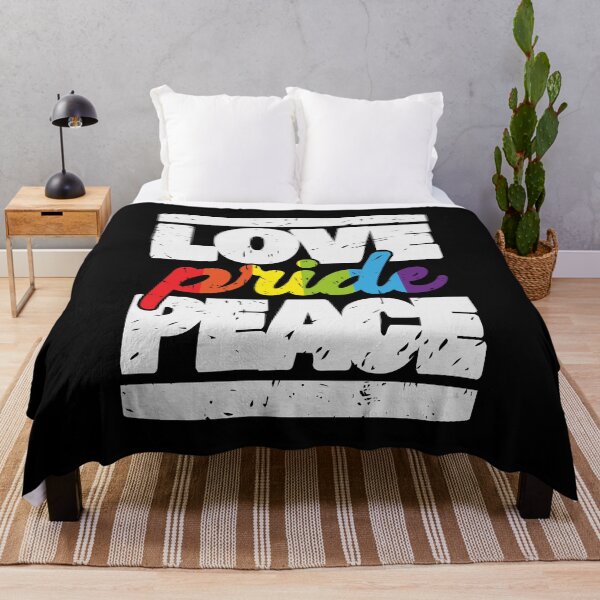 Item preview, LOVE PRIDE PEACE designed and sold by Dwarf-Monkey.