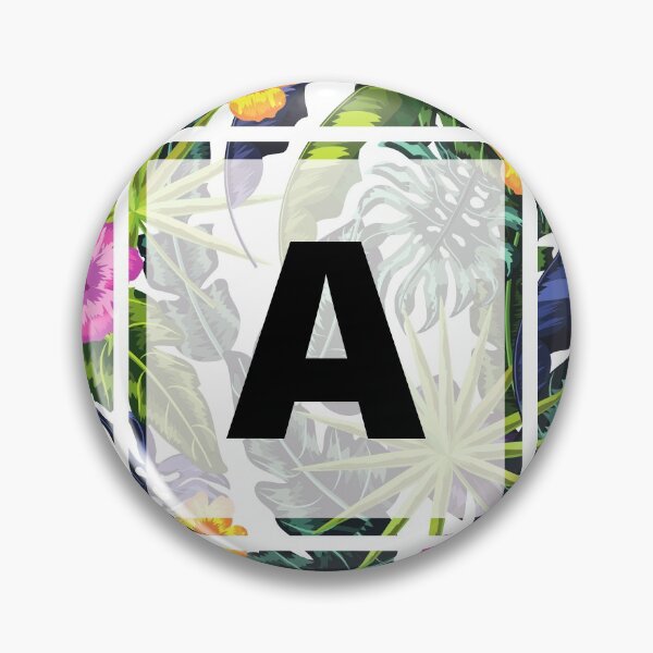 Item preview, Floral Tropical Letter A designed and sold by LamV.