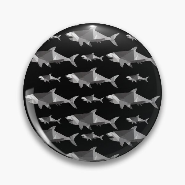 Item preview, Geometric Shark Pattern designed and sold by sunandsnowglobe.