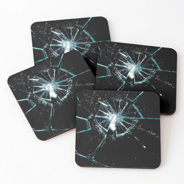 Item preview, broken glass on a black background designed and sold by photo123pro.