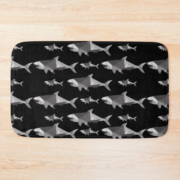 Item preview, Geometric Shark Pattern designed and sold by sunandsnowglobe.