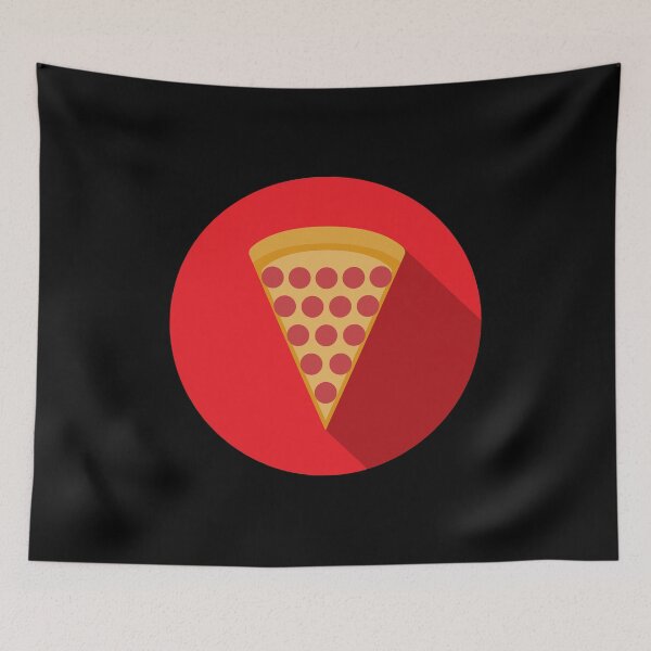 Item preview, Red Circle Logo Pizza designed and sold by Maria Simone.
