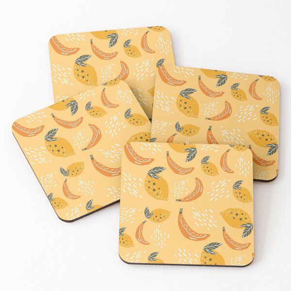 Item preview, Bright yellow banana and lemon pattern gift design designed and sold by Michael Schmidt.