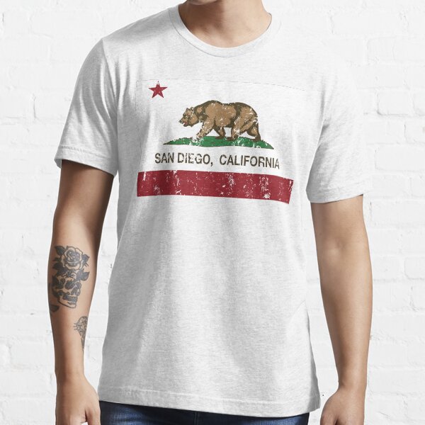 "San Diego California Republic Distressed " Tshirt for Sale by NorCal