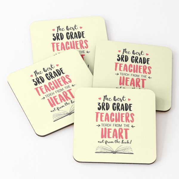 Item preview, The best 3rd Grade Teachers teach from the Heart Quote designed and sold by betternotes.