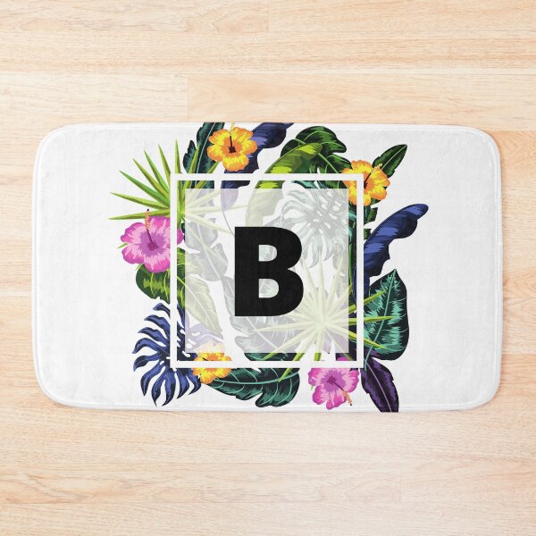 Item preview, Floral Tropical Letter B designed and sold by LamV.