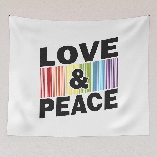 Item preview, LOVE AND PEACE designed and sold by Dwarf-Monkey.