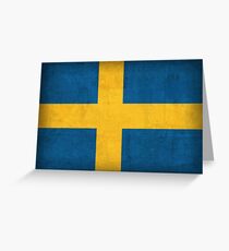 Sweden Flag Greeting Card