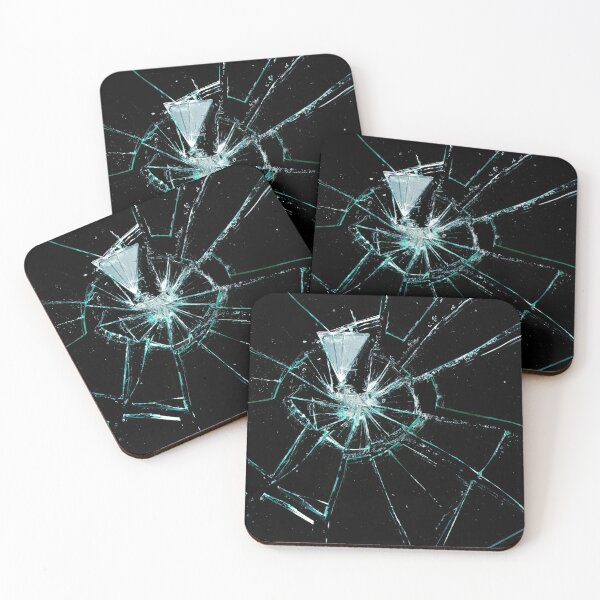 Item preview, broken glass on a black background designed and sold by photo123pro.