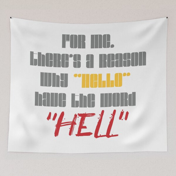 Item preview, Hell/Hello designed and sold by Lime Milk.