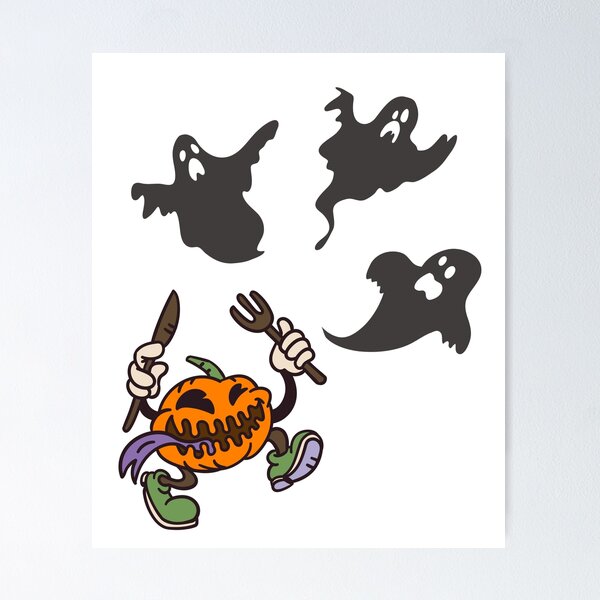 Item preview, Pumpkin Eating Ghosts For Halloween designed and sold by TYTN.