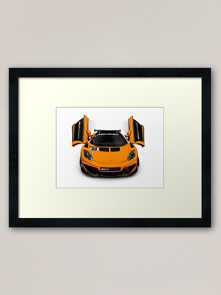Mclaren 12c Gt Sprint Supercar Front Open Butterfly Doors Art