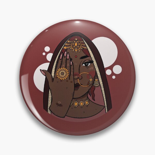 Item preview, Traditional Desi Bride designed and sold by myrahdraws.