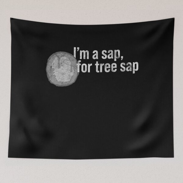 Item preview, Distressed Tree Sap - B&W Cross Section - I'm a Sap designed and sold by DeWinnes.