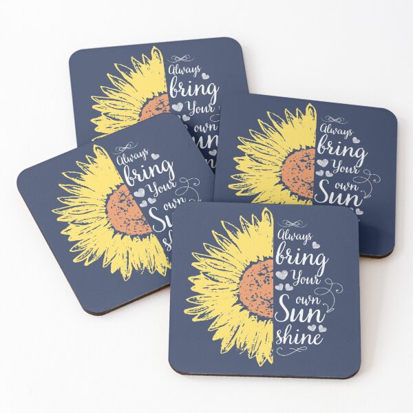 Item preview, Half Sunflower Always Bring Your Own Shine Shine designed and sold by cation-studio.