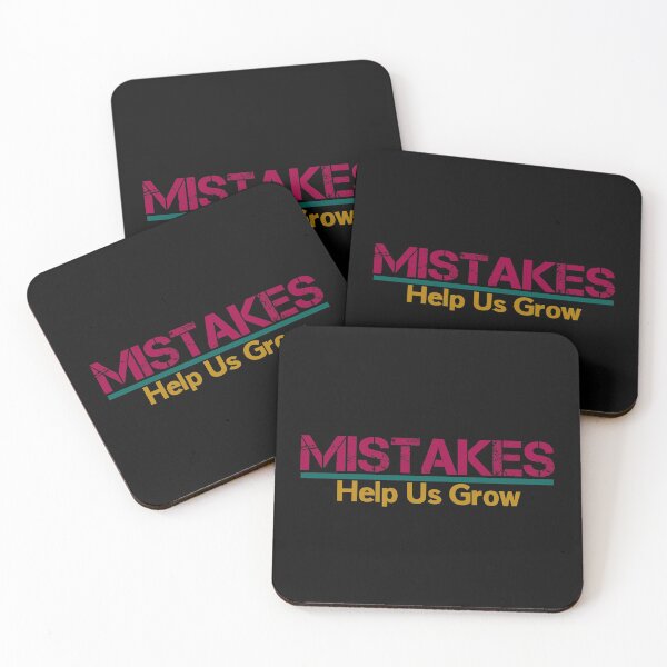 Item preview, Mistakes help us grow designed and sold by thebearderhood.