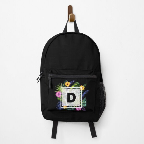 Item preview, Floral Tropical Letter D designed and sold by LamV.