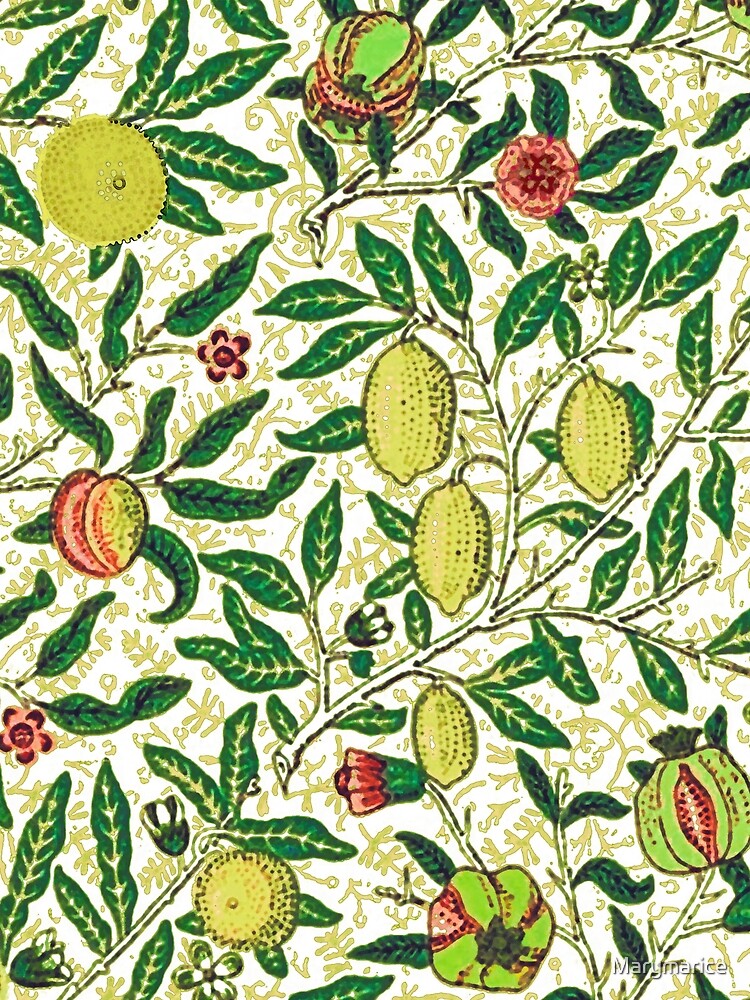 William Morris Lemons and Pomegranates Art Print for Sale by Marymarice