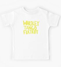 Whiskey Tango Foxtrot - Color Edition Kids Tee