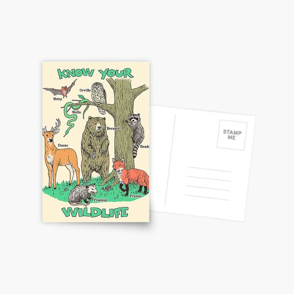 Item preview, Know Your Wildlife designed and sold by wytrab8.