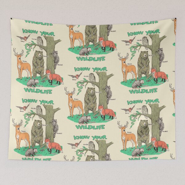 Item preview, Know Your Wildlife designed and sold by wytrab8.