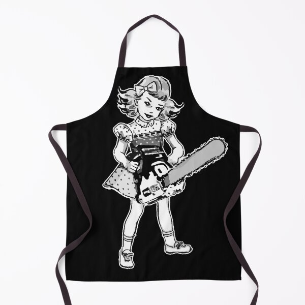 Item preview, Chainsaw Girl on Black designed and sold by SpreadForSatan.