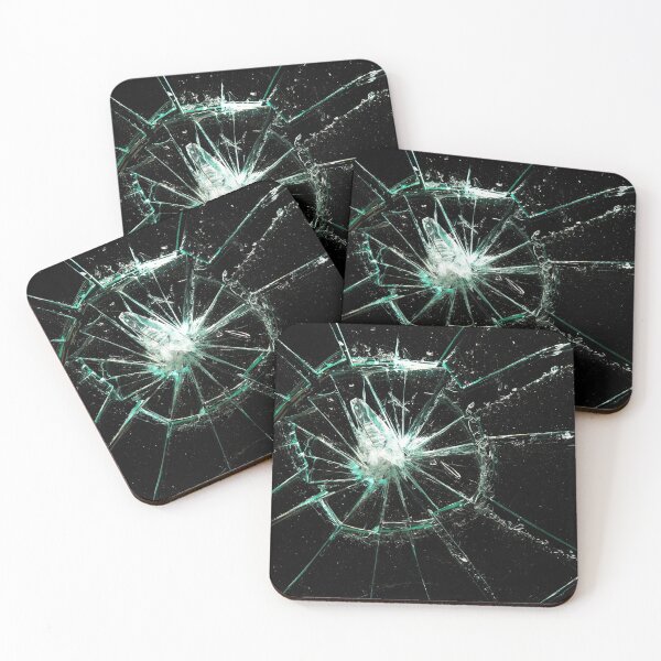 Item preview, broken glass on a black background designed and sold by photo123pro.