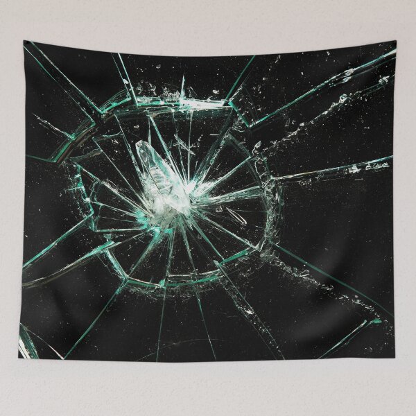 Item preview, broken glass on a black background designed and sold by photo123pro.