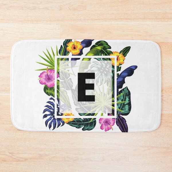 Item preview, Floral Tropical Letter E designed and sold by LamV.