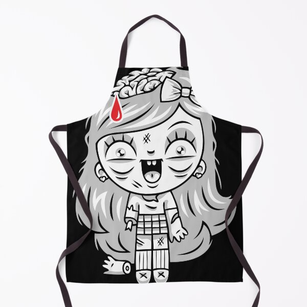 Item preview, Cute Zombie Girl Smiling designed and sold by SpreadForSatan.