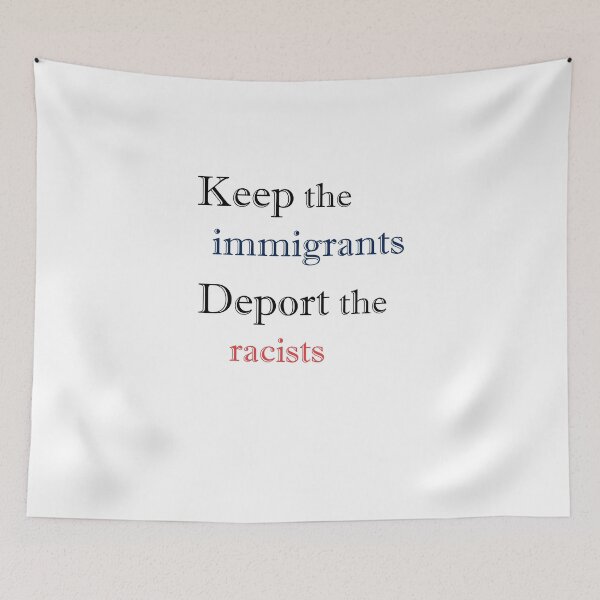 Item preview, Keep the Immigrants Deport the Racist designed and sold by FarzT.