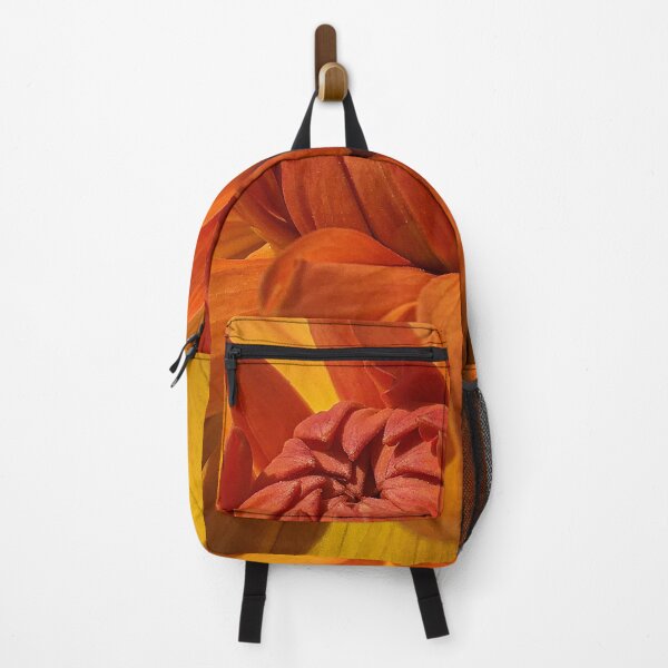 Item preview, Rich Orange Dahlia Flower in Blossom. Dark Orange, Mango Tango 041 designed and sold by Bees-n-Flowers.