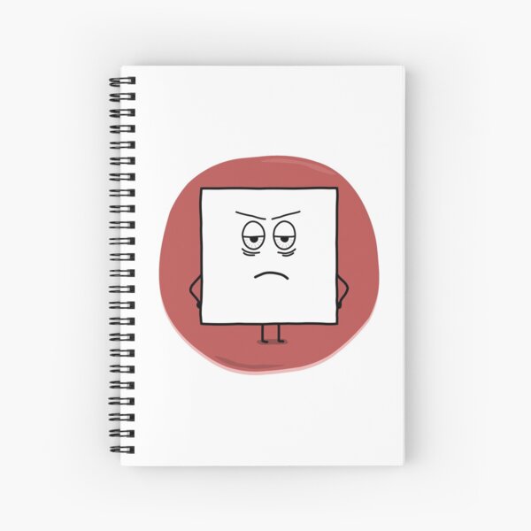 Vista previa del artículo con la obra «Cansado y de mal humor - The Square Squad», diseñado y vendido por Miranda Reece.