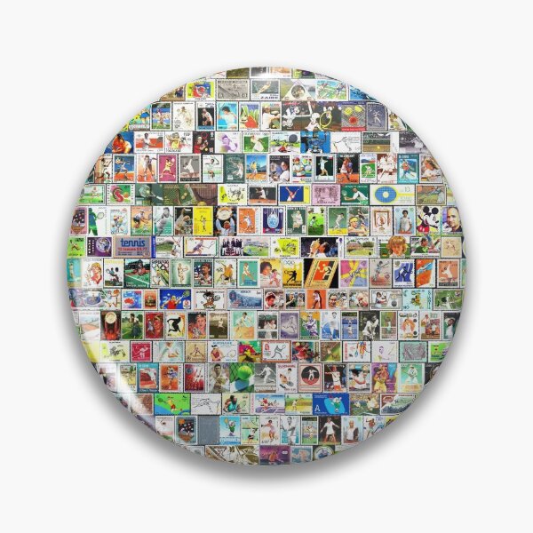 Item preview, Tennis Stamps designed and sold by RubenBer Art.