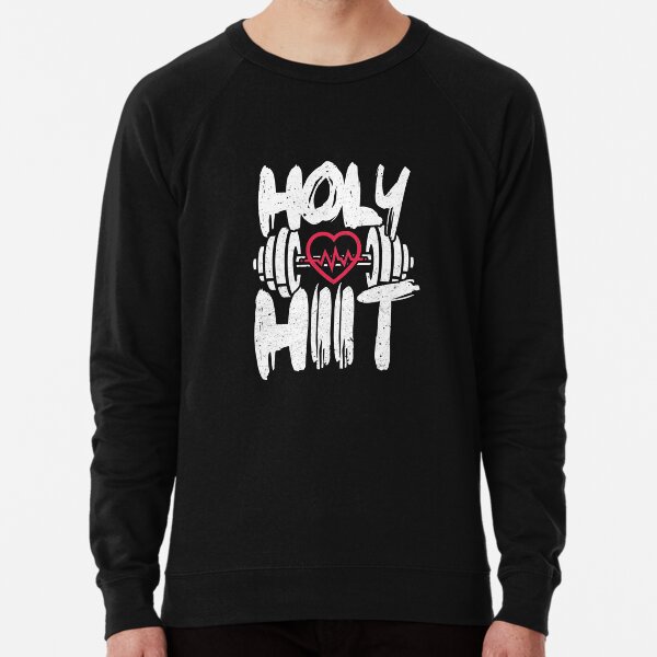 Holy HIIT heart gym lift fitness cool gym Gift Lightweight Sweatshirt