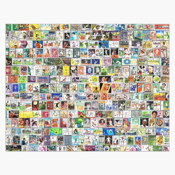 Item preview, Tennis Stamps designed and sold by RubenBer Art.