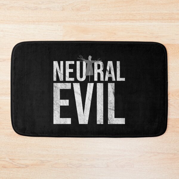 Item preview, Distressed Neutral Evil - B&W Scarecrow Text - Roleplaying designed and sold by DeWinnes.